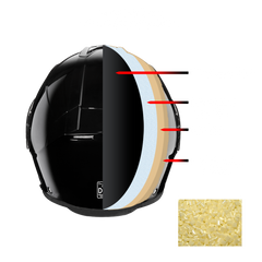 Daytona Glide Modular Motorcycle Helmet | Hi-Gloss Black