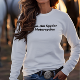 Can-Am Spyder Motorcycle Embroidered Crew Neck Sweatshirt