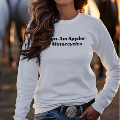 Can-Am Spyder Motorcycle Embroidered Crew Neck Sweatshirt