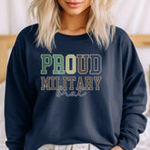 Proud Military Brat Crew Neck Sweatshirt