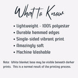 Motorcycle Customized Velveteen Minky Blanket