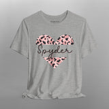 Can-Am Spyder Animal Print Heart Crew Neck TShirt