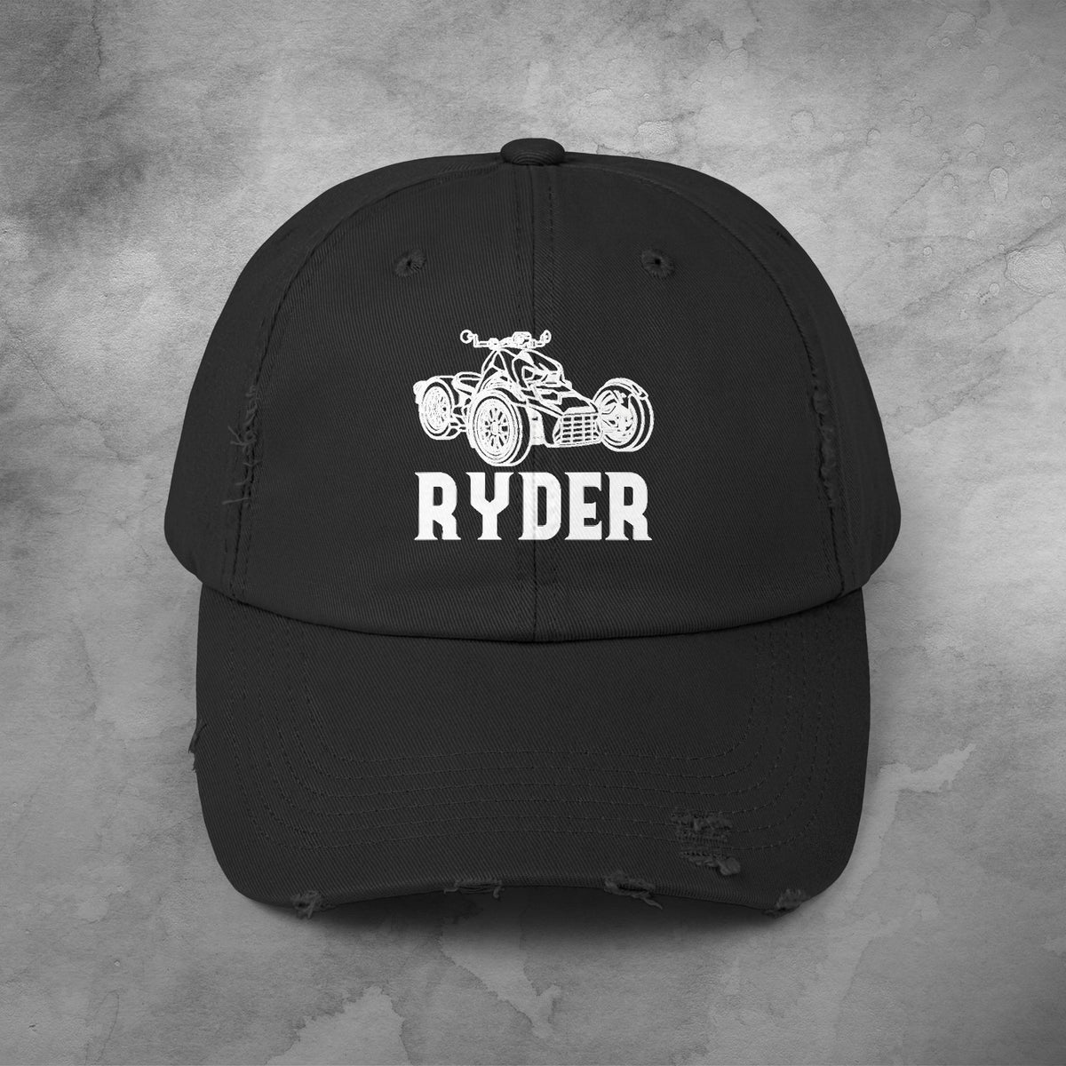 CanAm Ryker Ryder Unisex Distressed Cap