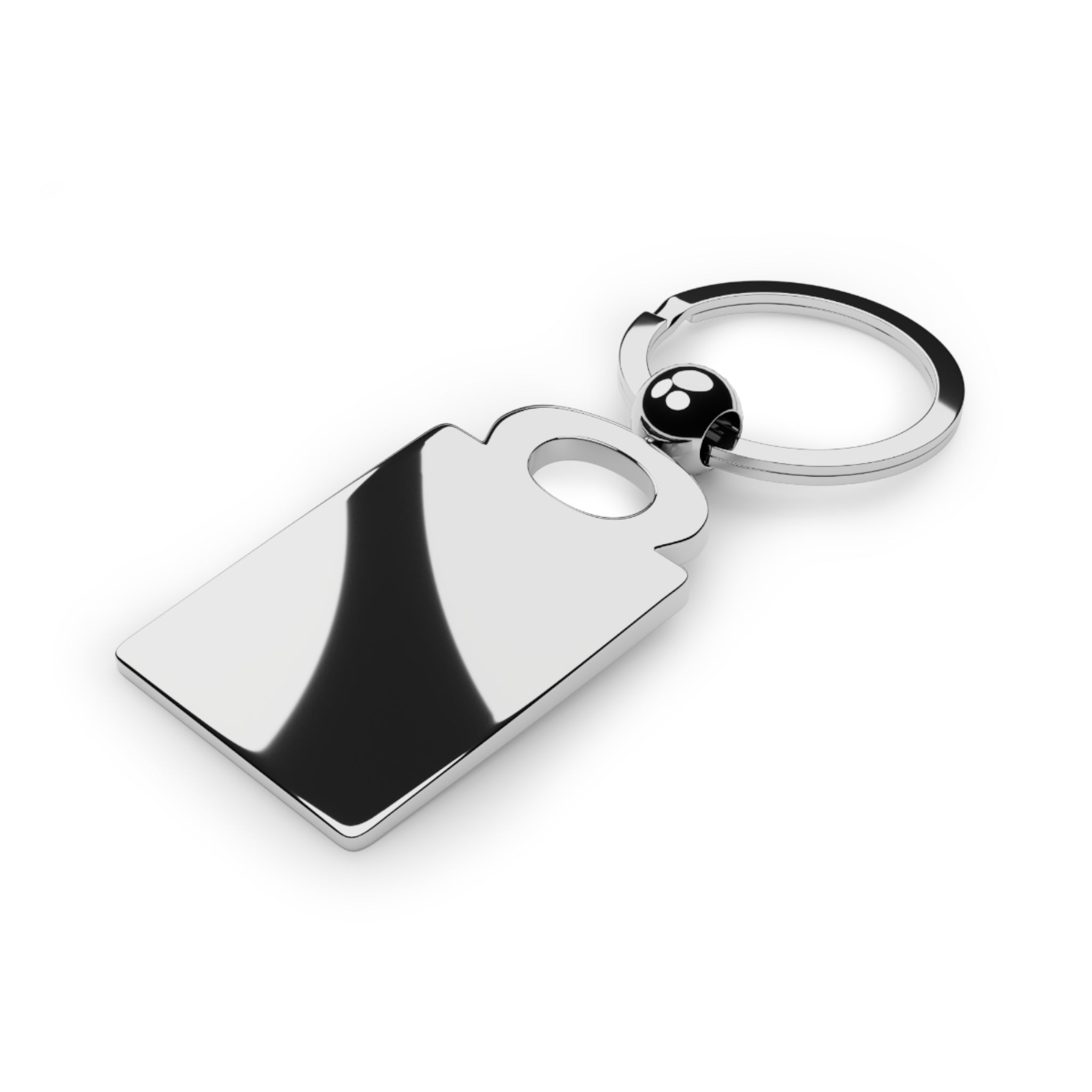 Winged Cruiser Design Biker Memorial Metal Key Ring