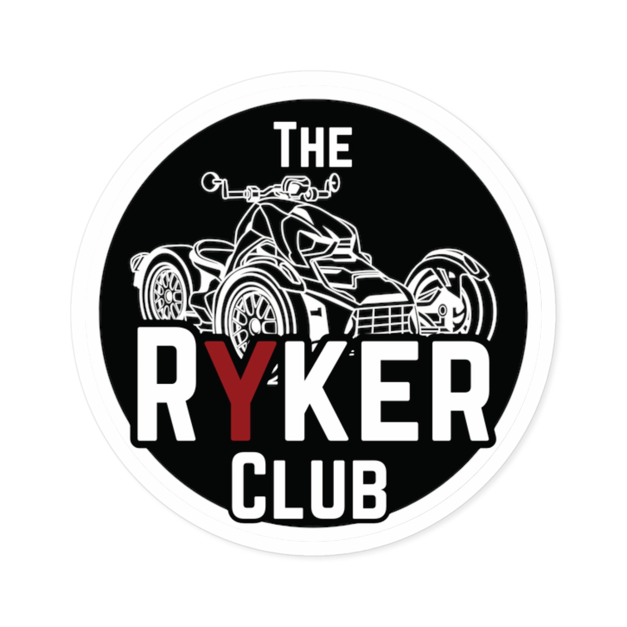 Can-Am Ryker Motorcycle Club Round Decal