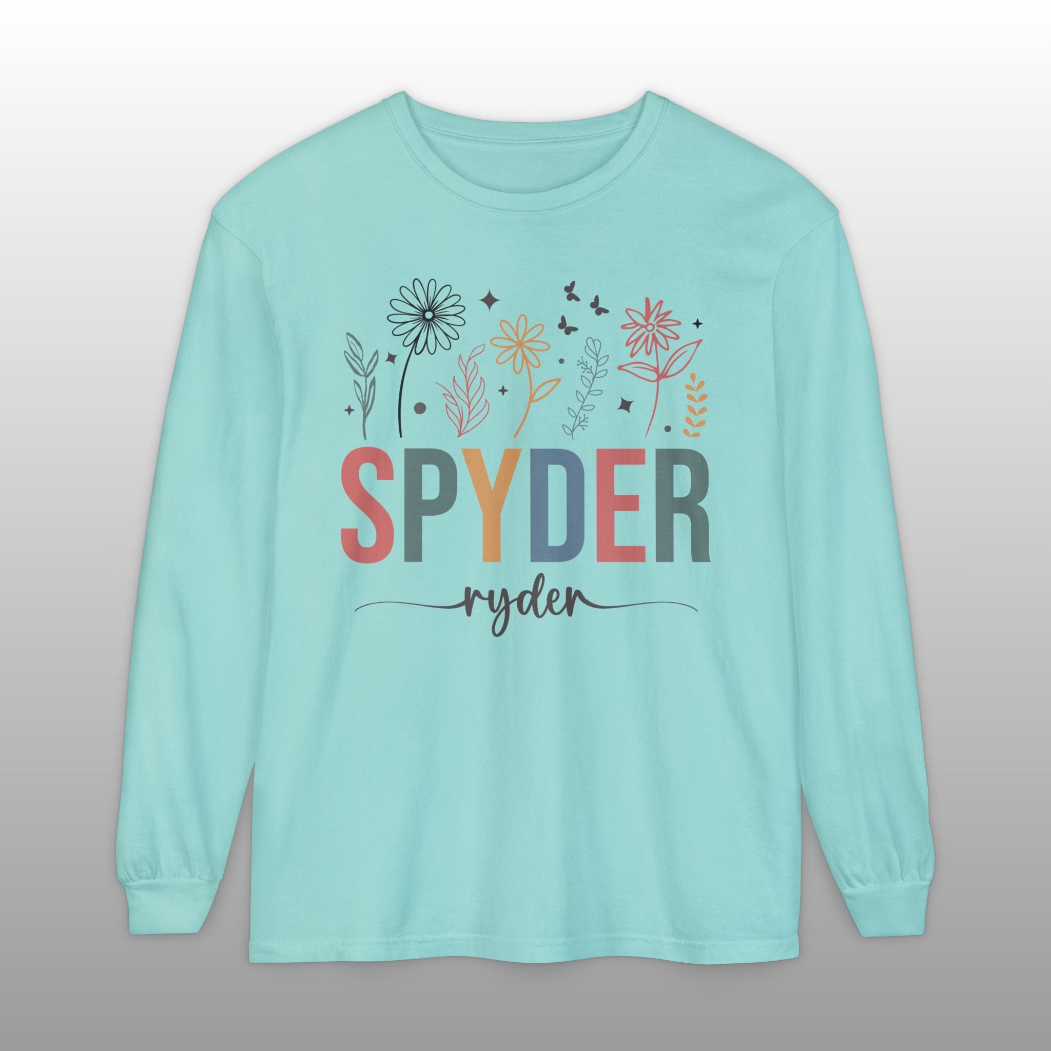 Can-Am Spyder Ryder Boho Floral Long Sleeve TShirt