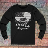 Motorcycle Culture Long Sleeve Crew Neck TShirt