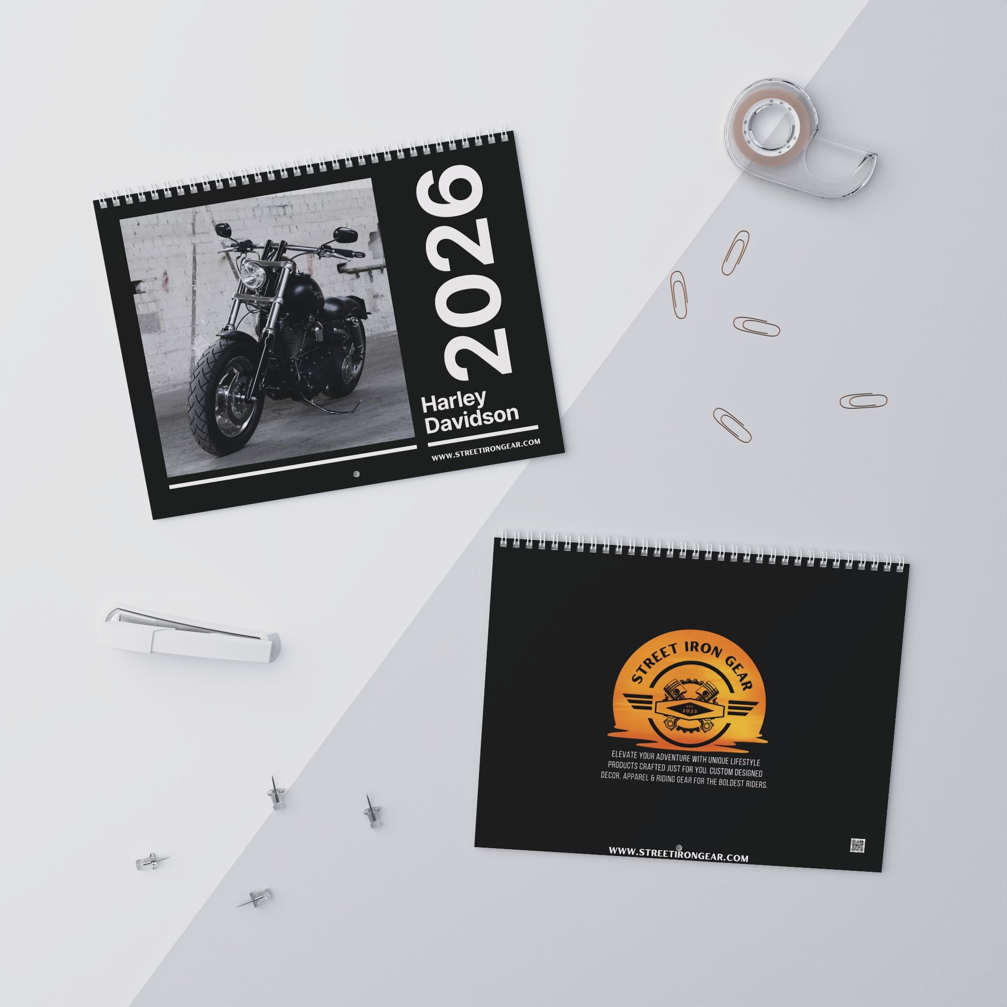 2026 Harley Davidson Wall Calendar
