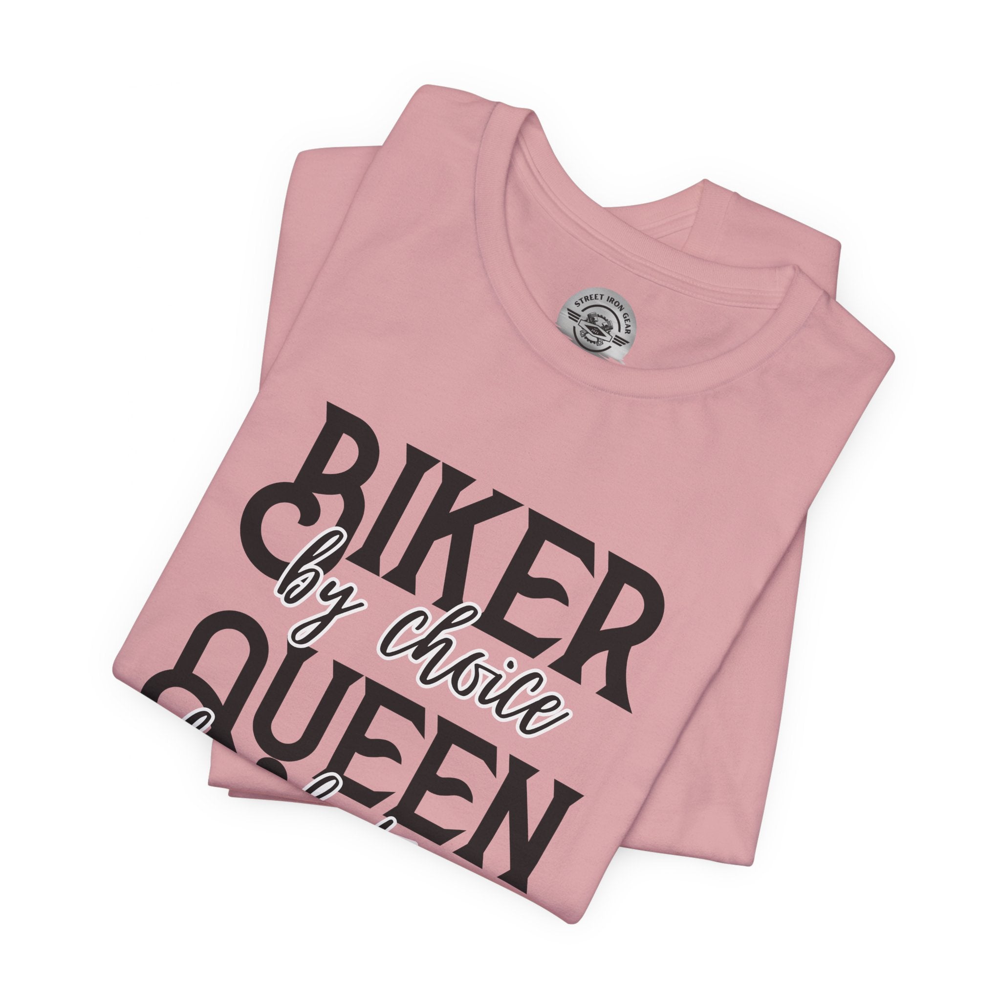 Ladies Biker-Themed Crew Neck TShirt