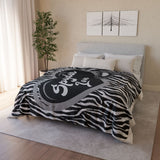 Can-Am Spyder Animal Print Fleece Sherpa Blanket