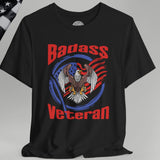 Badass American Veteran Crew Neck TShirt