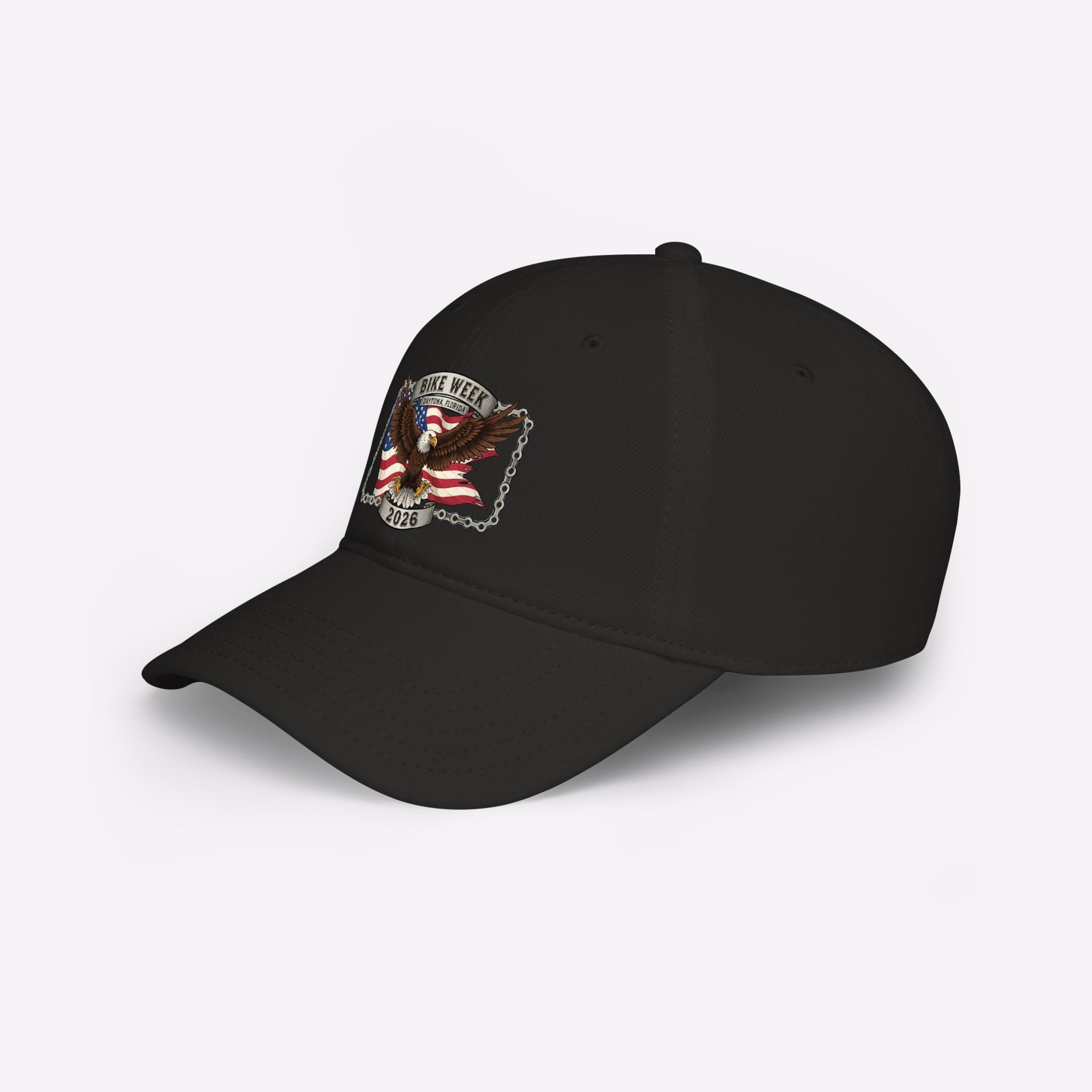 Daytona Bike Week 2026 Patriotic Eagle Baseball Cap