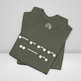 Morse Code "Warrior' Crew Neck TShirt