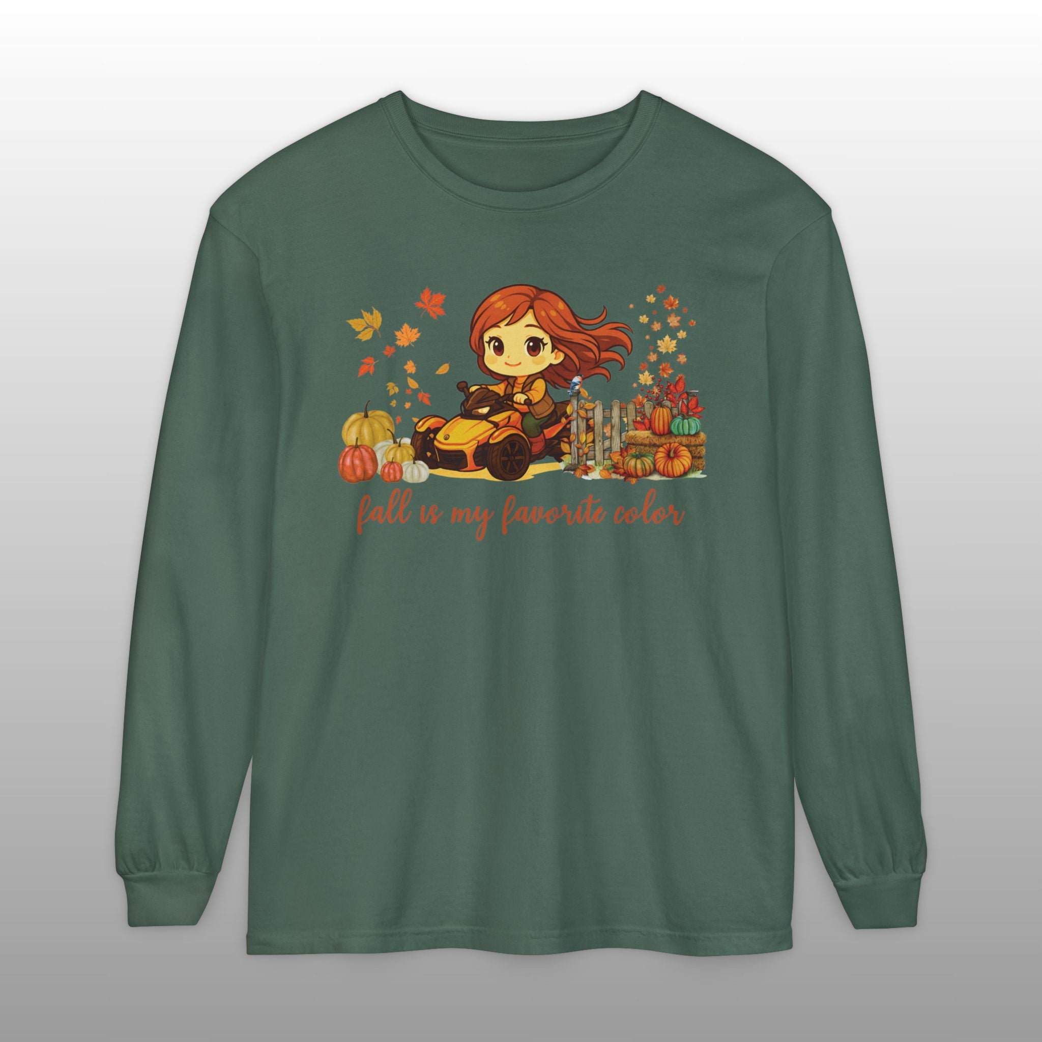 Fall Can-Am Spyder Long Sleeve Crew Neck TShirt