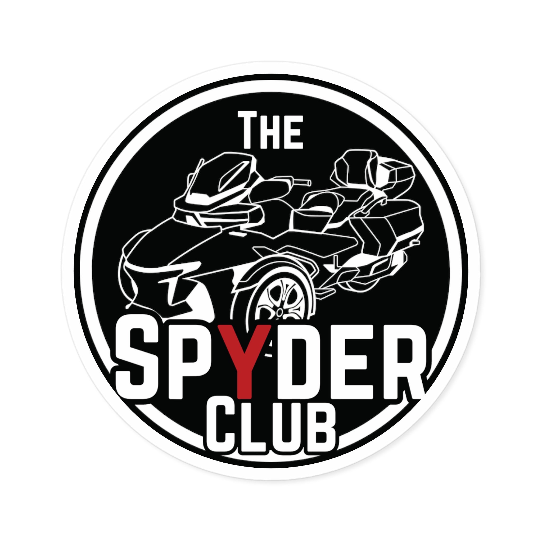 Can-Am Spyder Motorcycle Club Decal