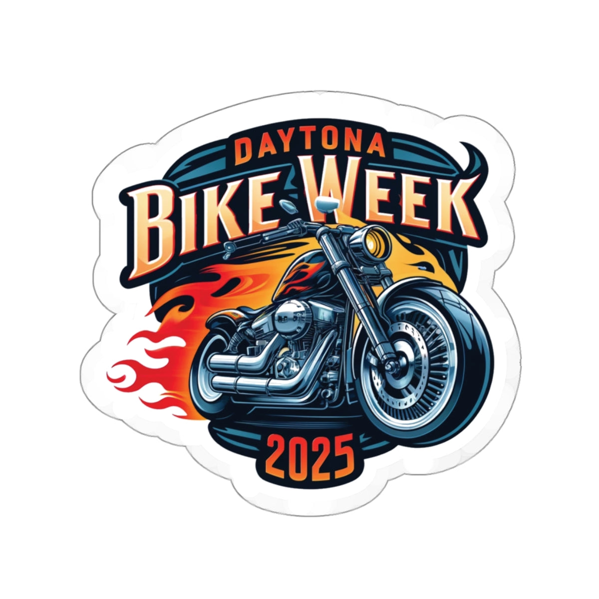 Daytona Bike Week 2025 Motorcycle Decal