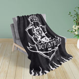 Classic Motorcycle Sherpa Fleece Blanket