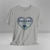 Badass Mama Heart Crew Neck TShirt