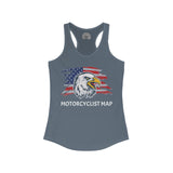 Motorcyclist Map Racerback Tank Top