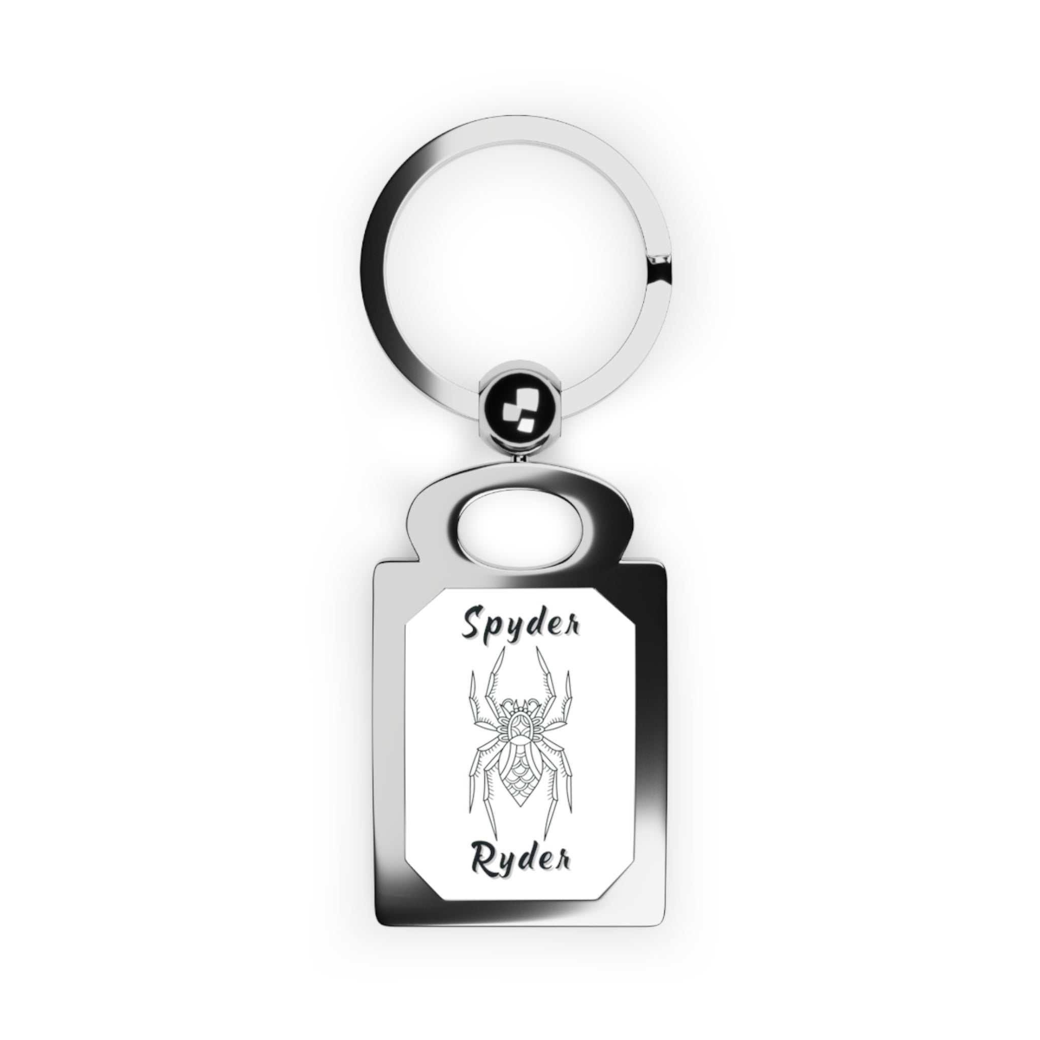 Spyder Ryder Metal Motorcycle Keychain