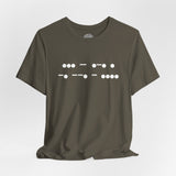 Morse Code 'Strength' Crew Neck TShirt