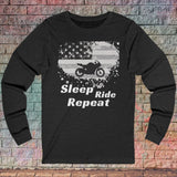 Motorcycle Culture Long Sleeve Crew Neck TShirt