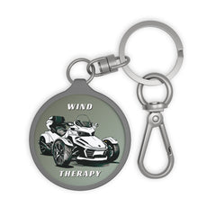 Wind Therapy Can-Am Spyder Motorcycle Acrylic Keychain | Green