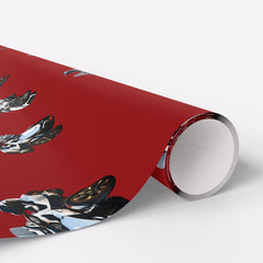 Can-Am Spyder Gift Wrap - Red Three-Wheel Touring Design