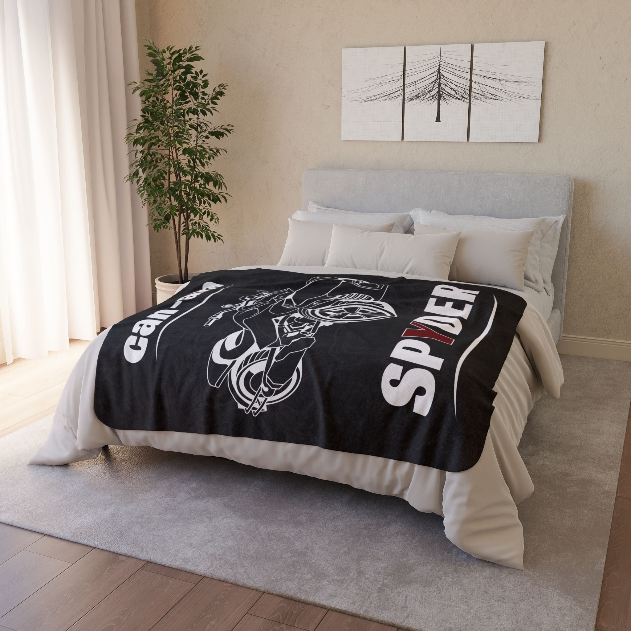 Can-Am Spyder F3 Sherpa Fleece Blanket