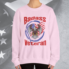 Badass American Veteran Crew Neck Sweatshirt