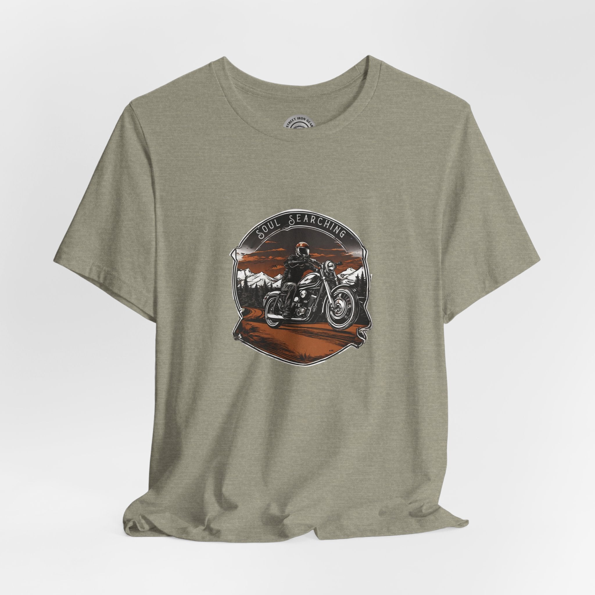 Vintage Style Motorcycle Culture Crew Neck TShirt