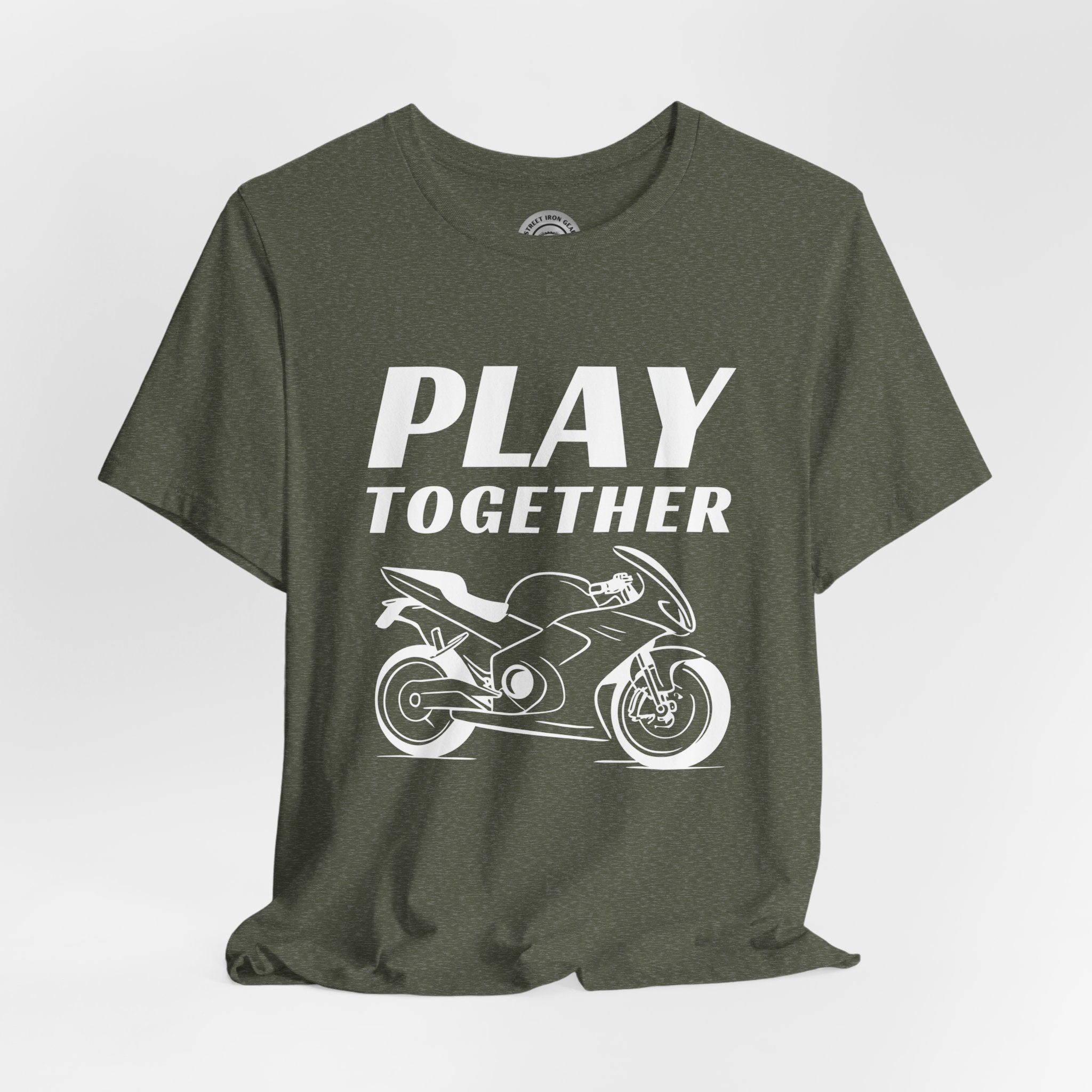 Couples Motorcycle Culture Crew Neck TShirt