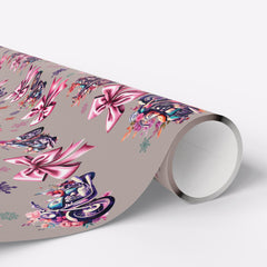 Cottagecore Motorcycle & Bows Gift Wrap