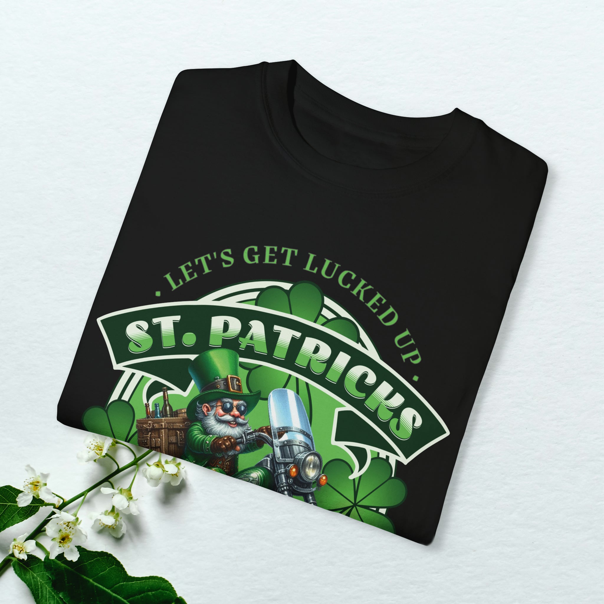 St Patrick's Day Crew Neck Tshirt - Let's Get Lucked Up