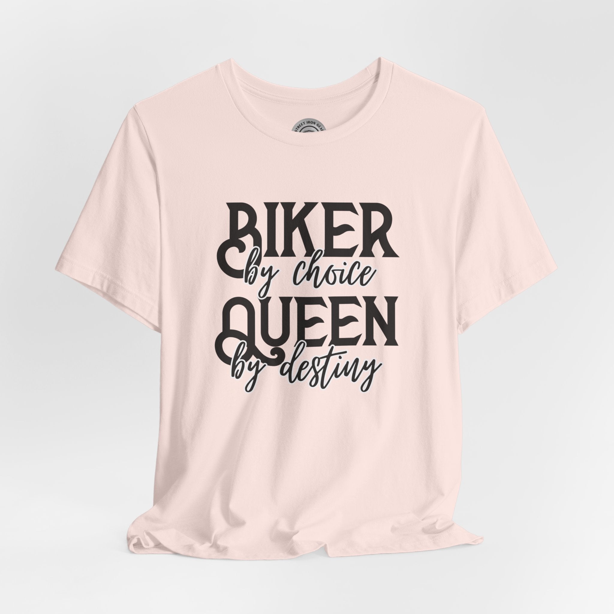 Ladies Biker-Themed Crew Neck TShirt