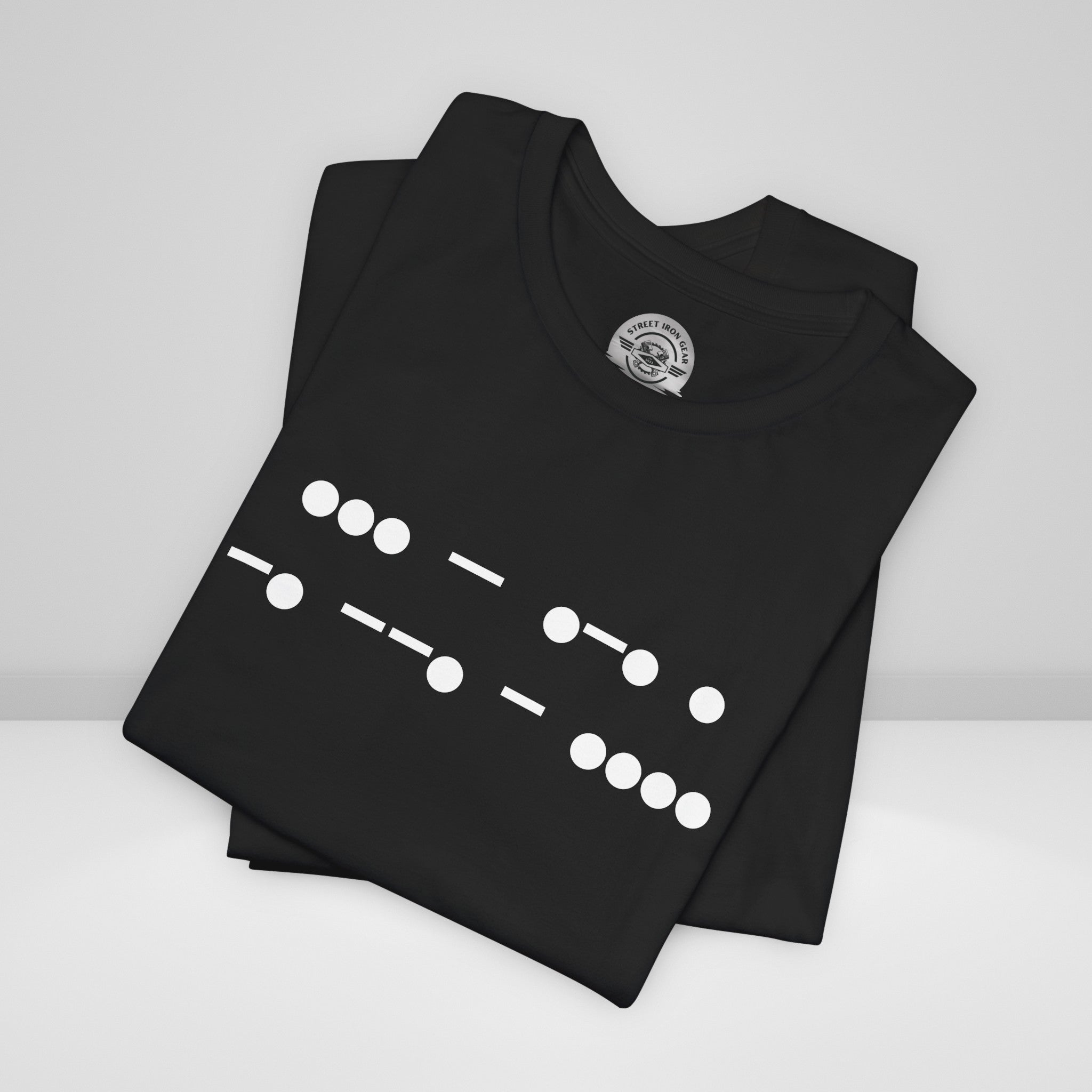 Morse Code 'Strength' Crew Neck TShirt