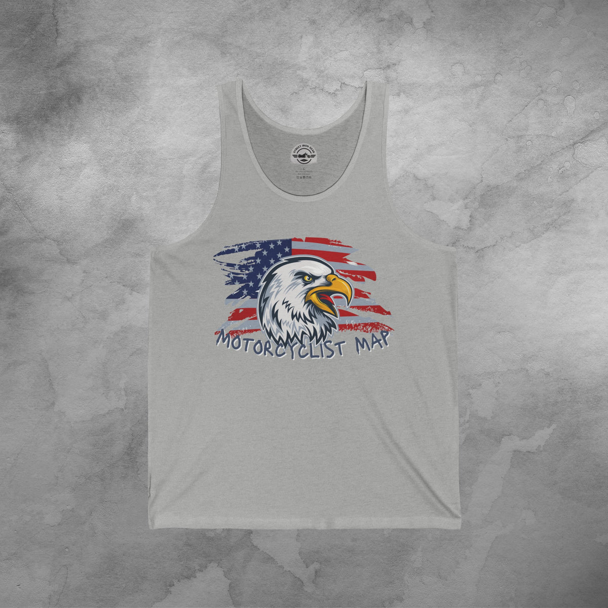 Motorcyclist Map Jersey Tank