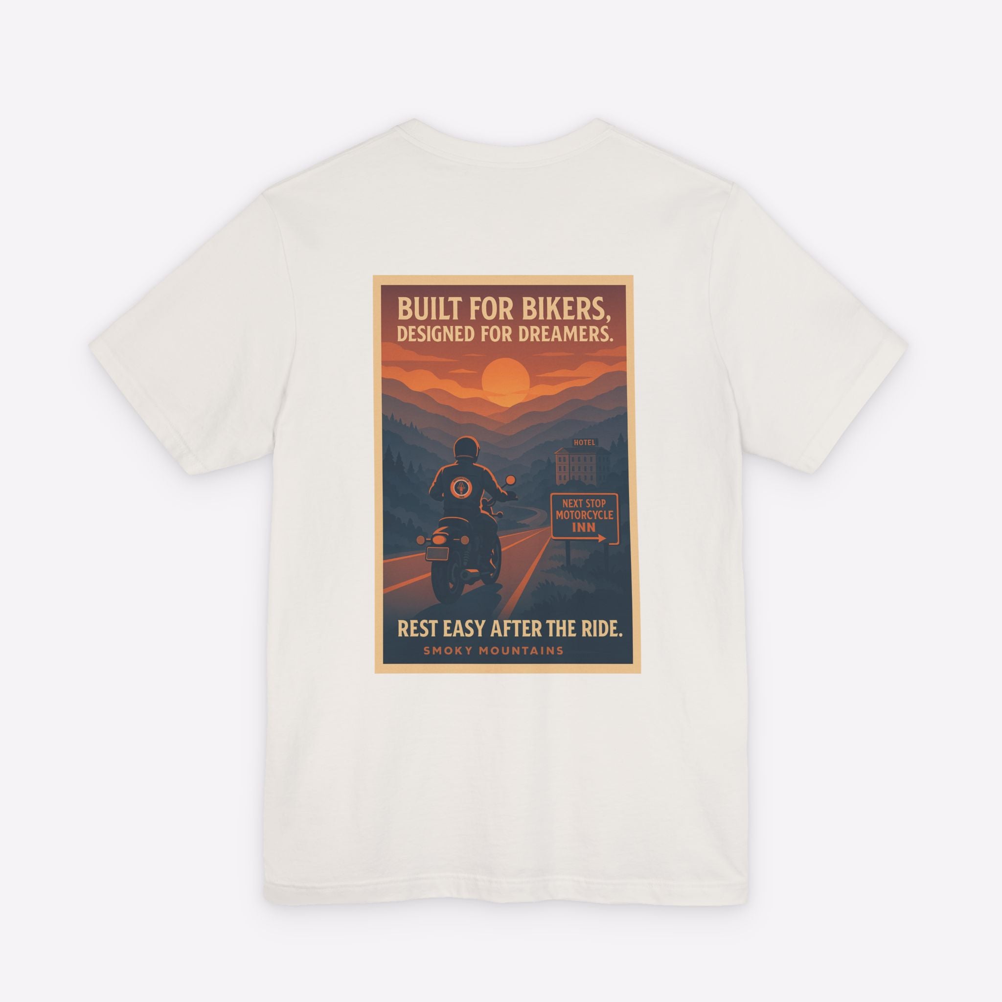 Motorcycle Inn T-Shirt Smoky Mountains Biker Apparel