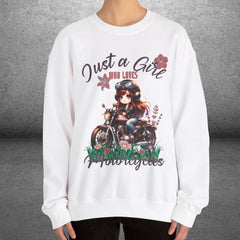 Woman's Motorcycle Culture Crew Neck Sweatshirt