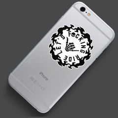 Let's Ride Motorcycle Helmet Decal