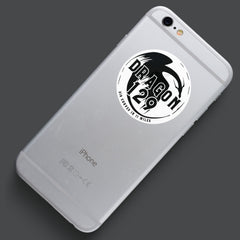 Tail of the Dragon Round Motorcycle Decal