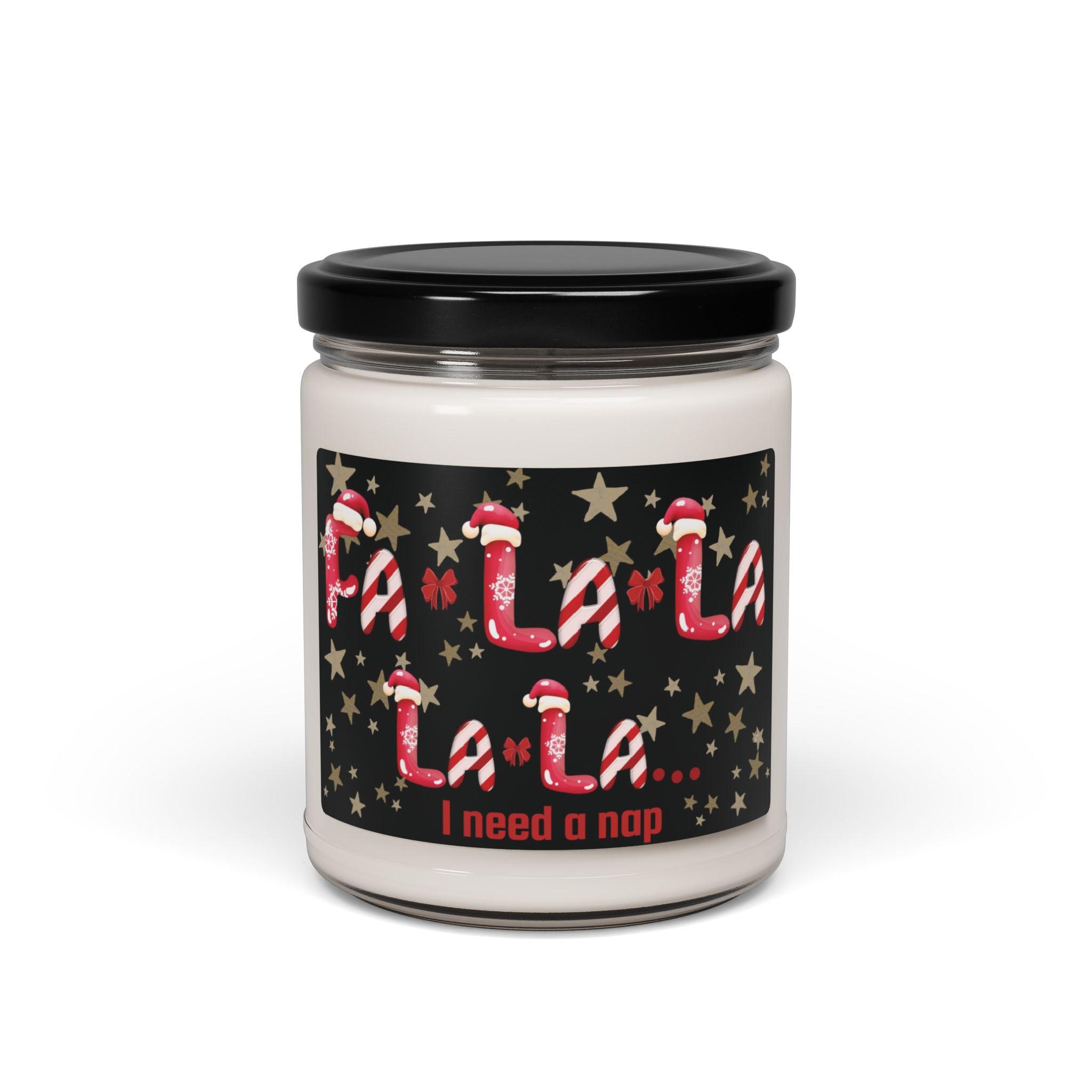 Funny Christmas Holiday Themed Scented Soy Candle