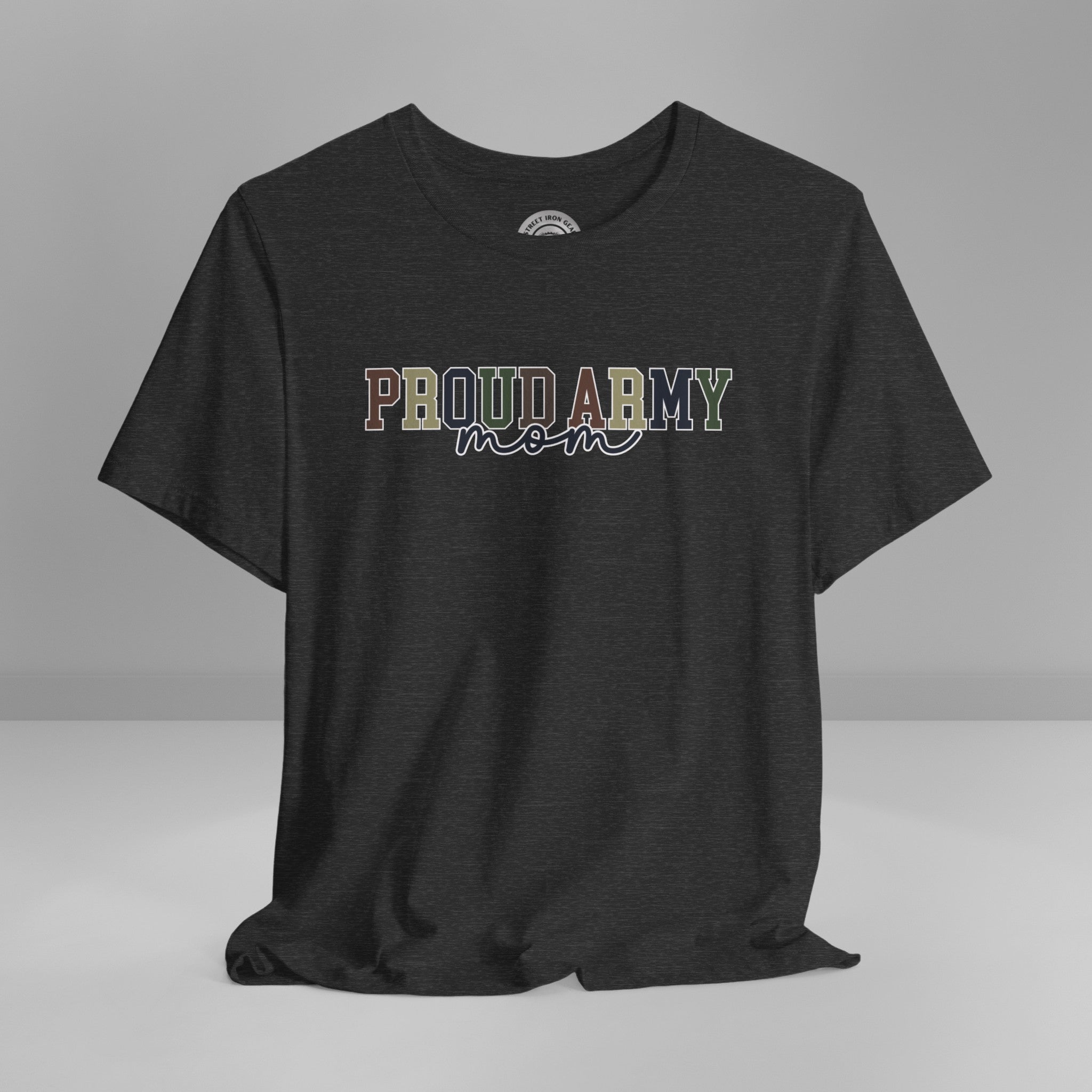 Proud Army Mom Crew Neck TShirt