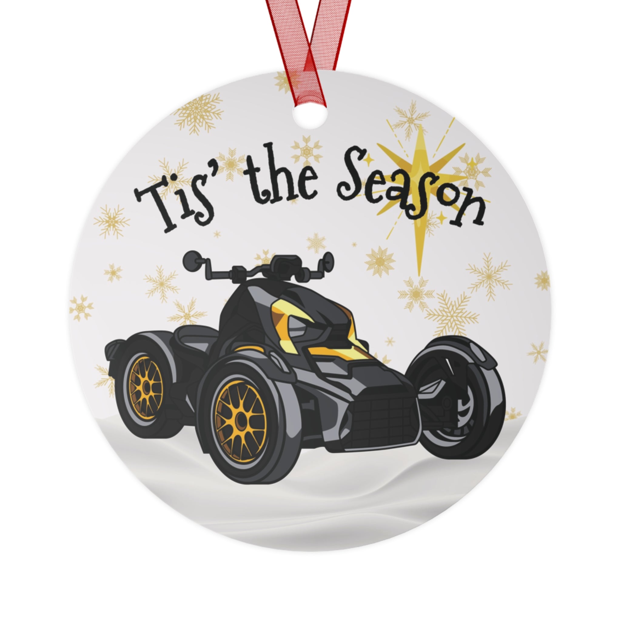 Can-Am Ryker Aluminum Christmas Ornament