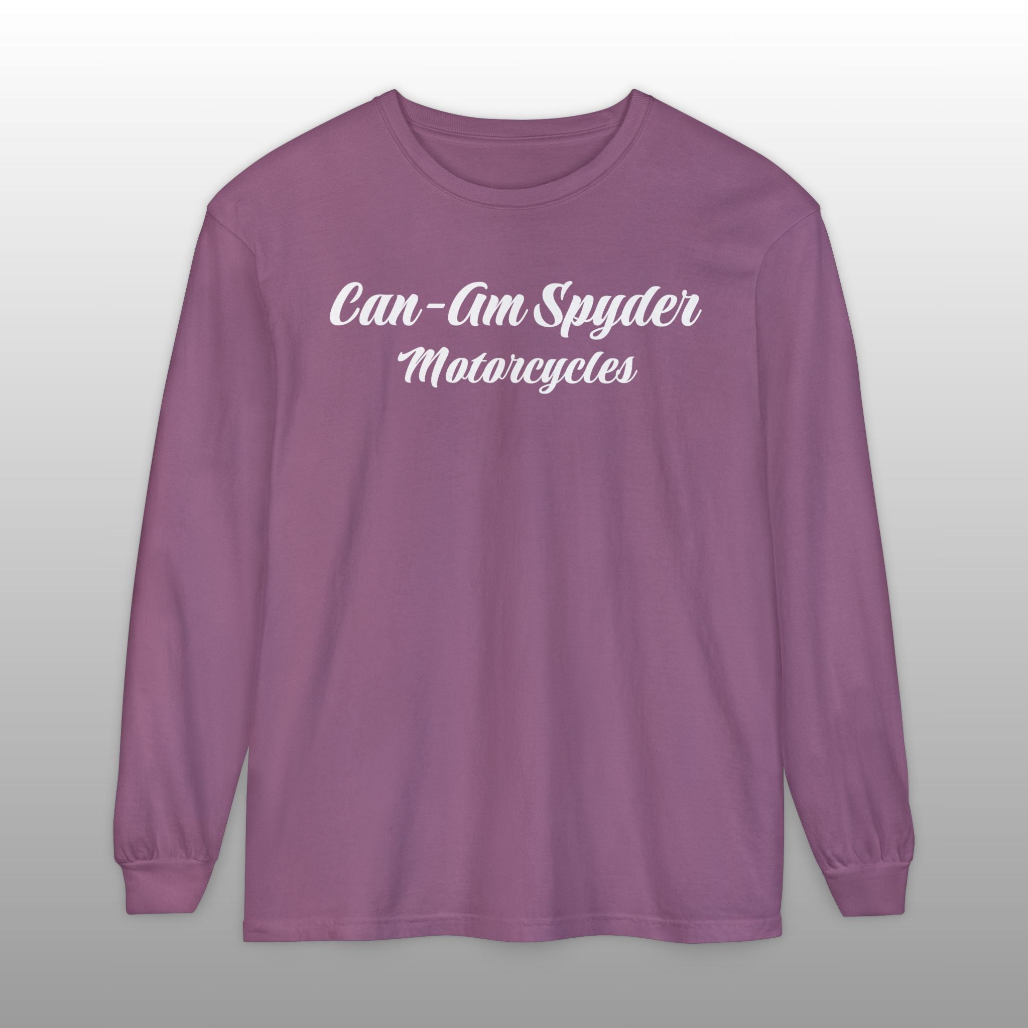Can-Am Spyder Script Text Long Sleeve TShirt