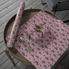Cottagecore Motorcycle & Bows Gift Wrap