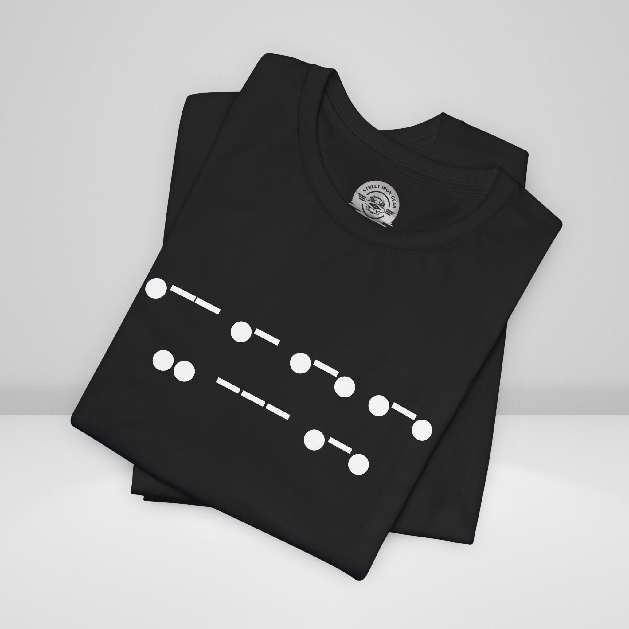 Morse Code "Warrior' Crew Neck TShirt