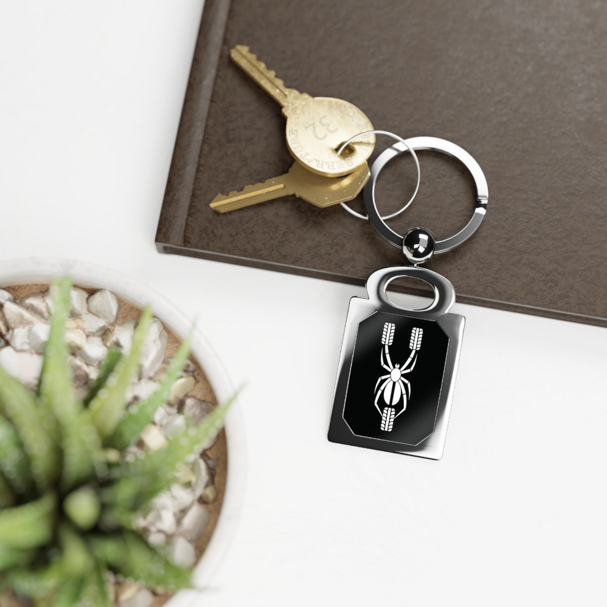 Spyder Ryder Zinc Alloy Keychain