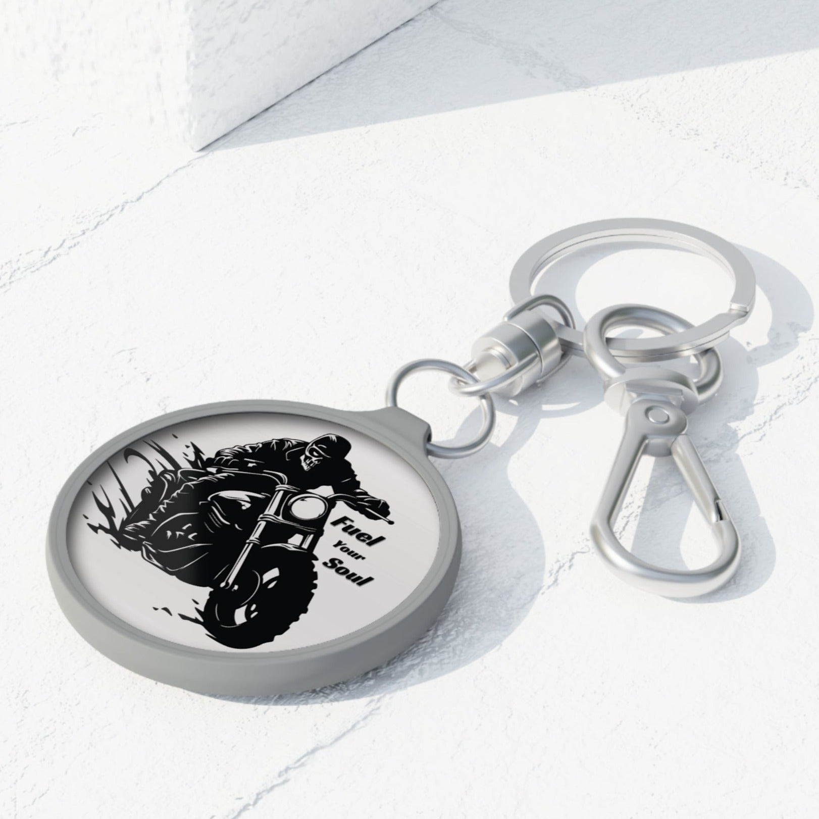 Fuel Your Soul Acrylic Motorcycle Keychain