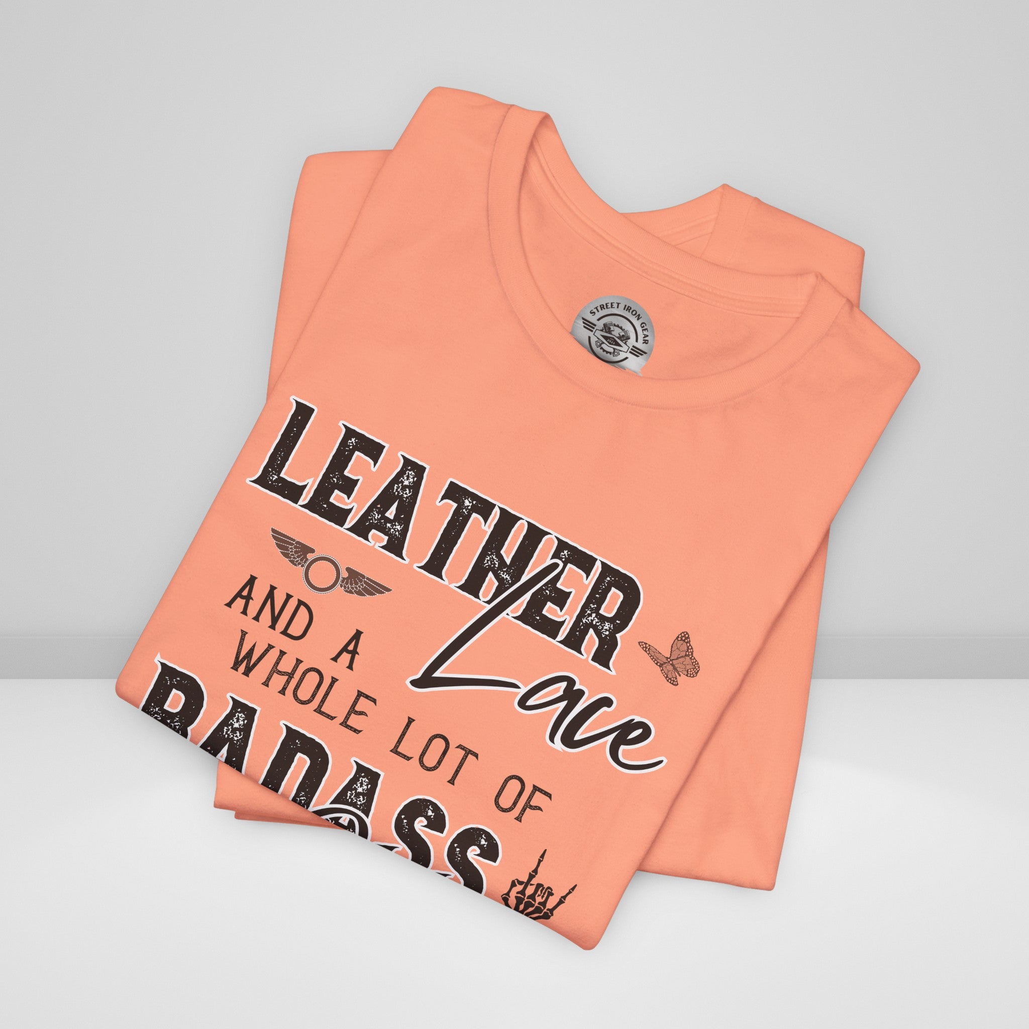 Ladies Biker Vibe Crew Neck TShirt